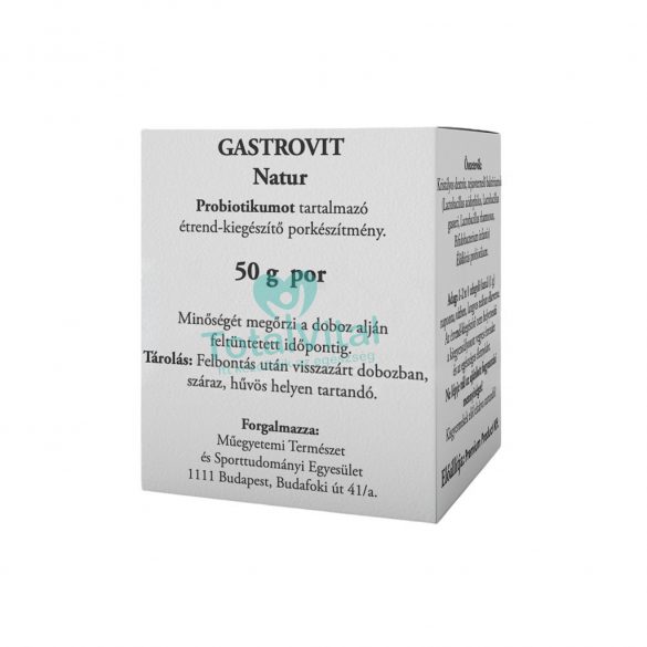 Gastrovit natur probiotikumot tartalmazó étrend-kiegészítő por 50 g