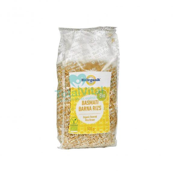 Biorganik bio basmati barnarizs 500g