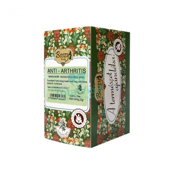 Boszy anti-arthritis filteres tea reuma, köszvény ellen 20 g