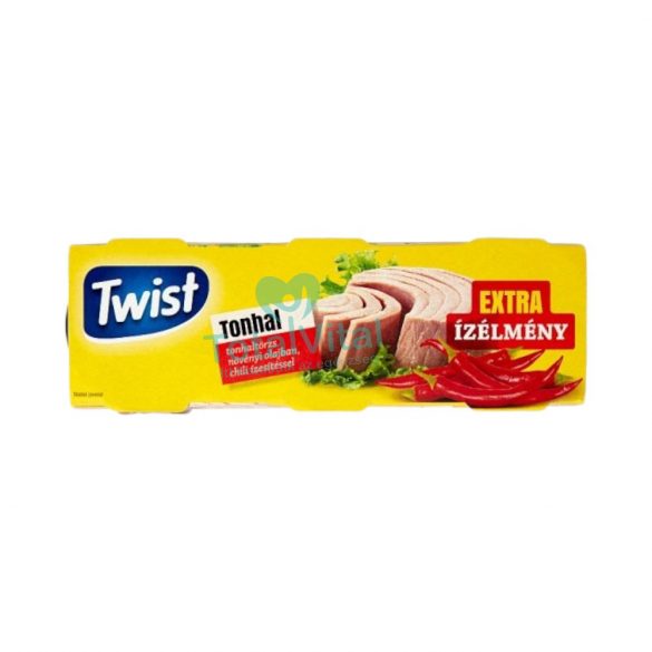 Twist tonhaltörzs növényi olajban édes chili ízesítéssel 240g