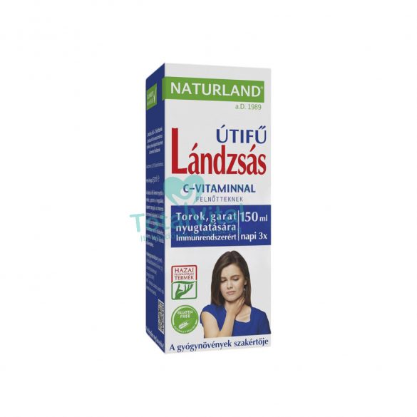 Naturland lándzsás útifű+c-vitamin felnőtt szirup 150 ml