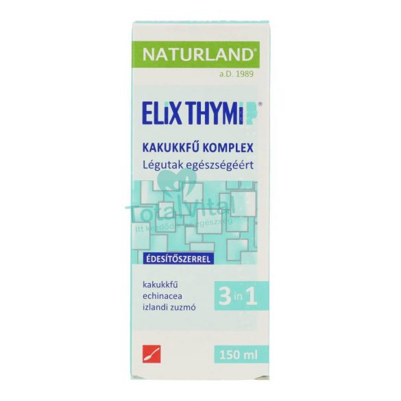 Naturland elixir thymi kakukkfű komplex 3in1 150 ml