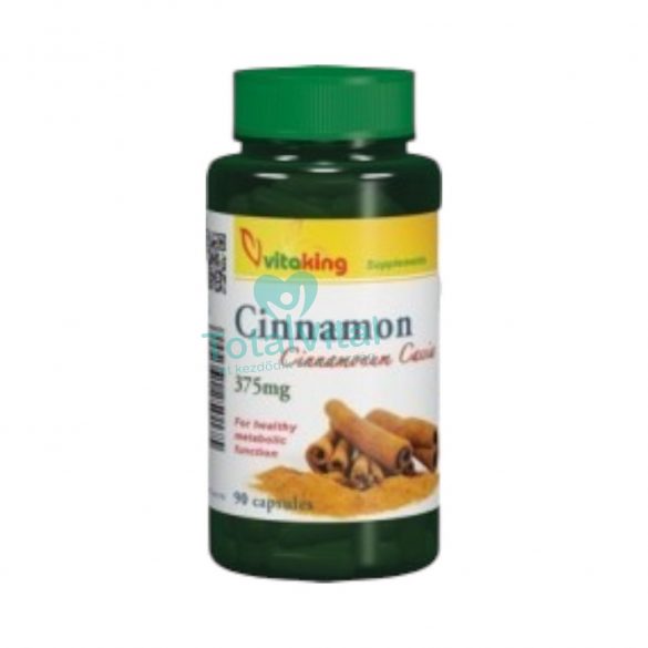 Vitaking cinnamon fahéj 375mg kapszula 90 db