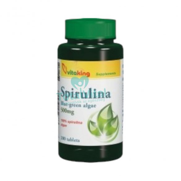 Vitaking spirulina alga 500mg (200) tabletta