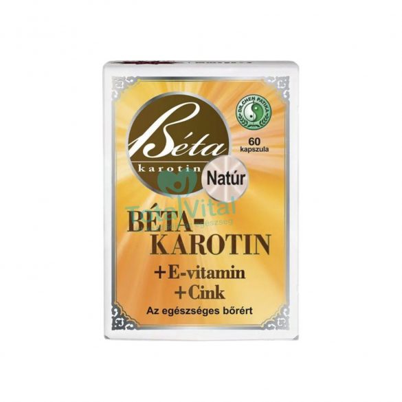 Dr.chen béta-karotin+e-vitamin+cink kapszula 60 db