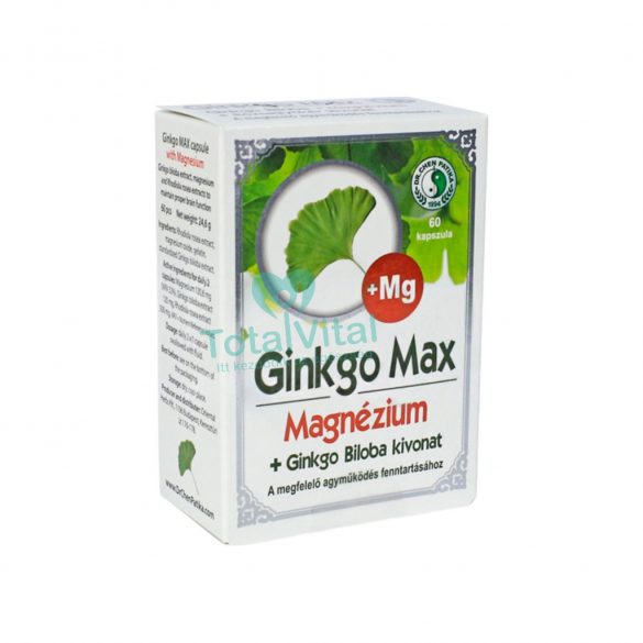 Dr.chen ginkgo max kapszula magnéziummal 60 db