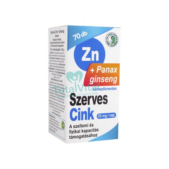 Dr.chen szerves cink+ginseng kapszula 70 db