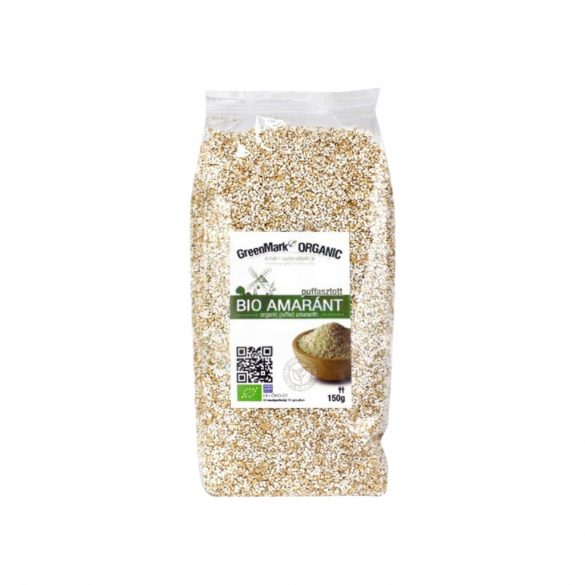 Greenmark bio amaránt puffasztott 150g