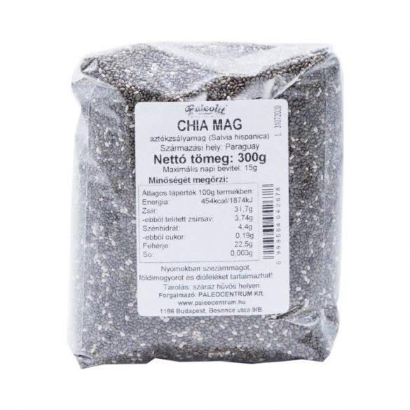 Paleolit chia mag fekete 300g