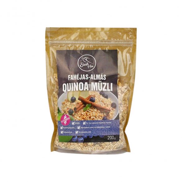 Szafi free quinoa müzli fahéj-alma 200g