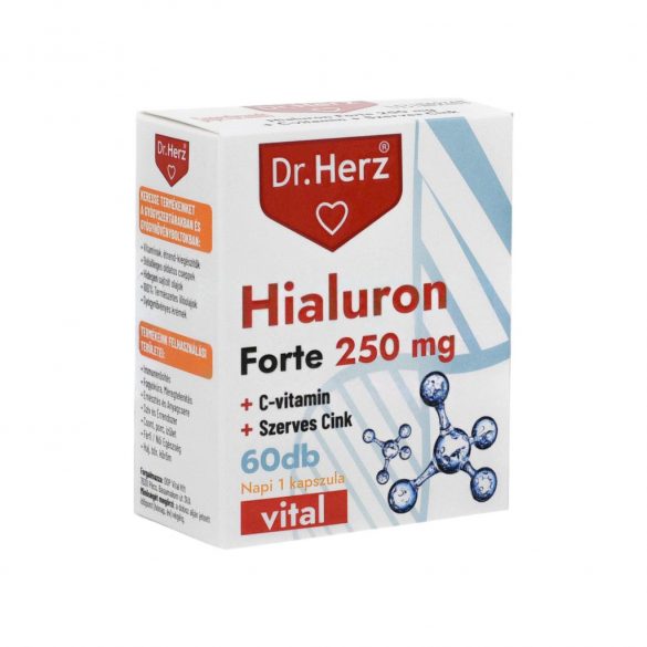 Dr.herz hialuron forte 250mg kapszula 60 db