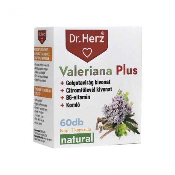 Dr. Herz valeriana plus kapszula 60db