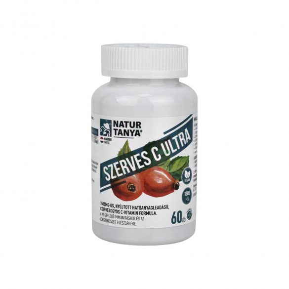 Natur tanya szerves c ultra 1500 mg retard c-vitamin csipkebogyó kivonattal tabletta 60 db