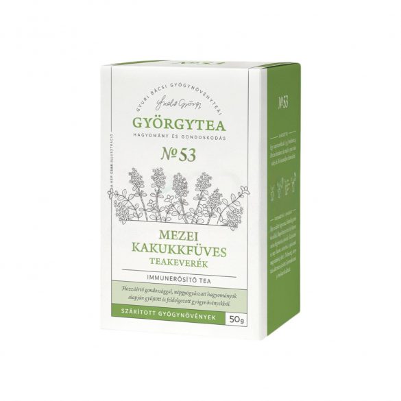 Györgytea Mezei kakukkfüves  teakeverék Immunerősítő tea No.53 50 g