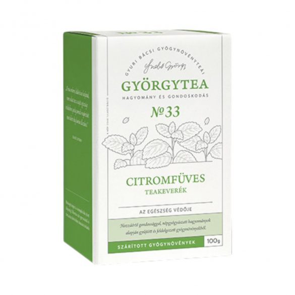 Györgytea Citromfüves teakeverék  Az egészség védője No.33 100 g