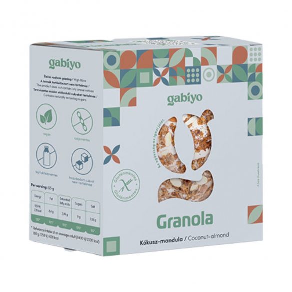 Gabiyo Granola Kókusz-mandula 275 g