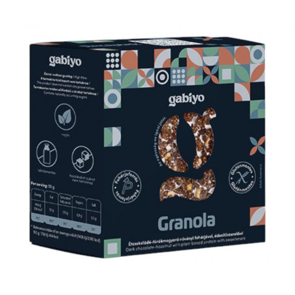 Gabiyo granola étcsoki-törökmogyoró 275g