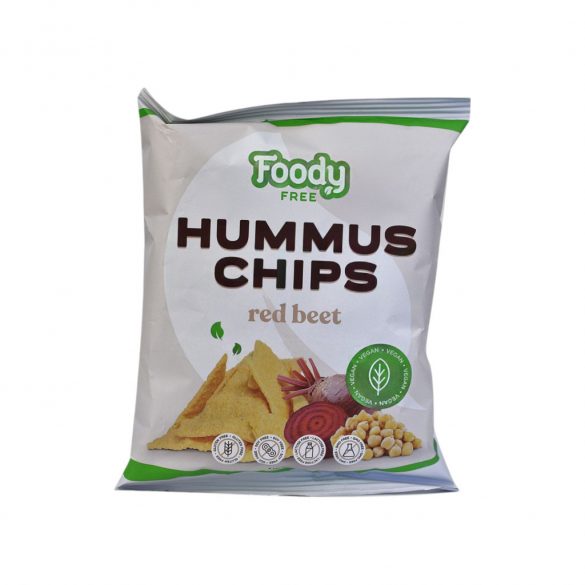 Foody free gluténmentes hummus chips céklával 50g