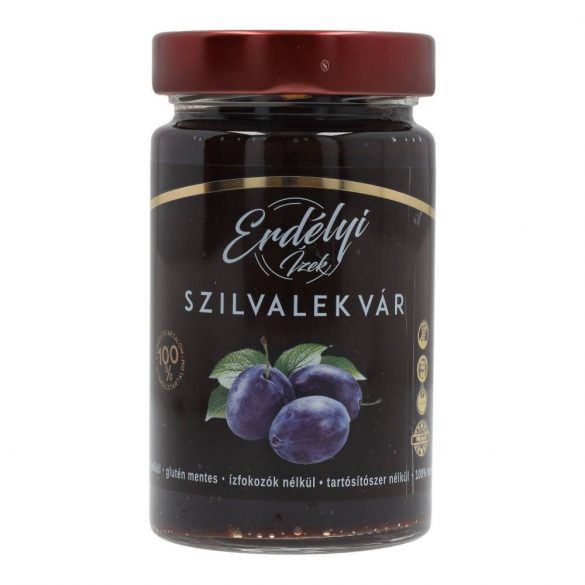 Erdélyi ízek gluténmentes szilvalekvár 100% 360g