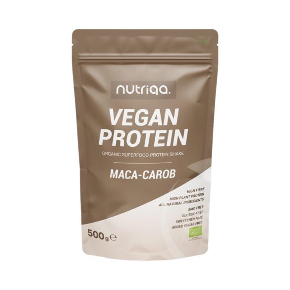 Nutriqa bio maca-carob vegán protein mix 500g