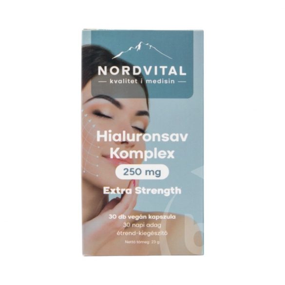 Nordvital hialuronsav komplex vegán kapszula 30 db