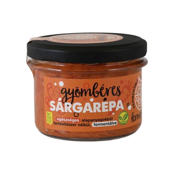 Fermentini vegan fermentált finomságok gyömbéres sárgarépa 150g