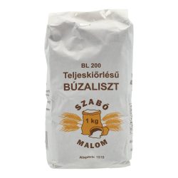 Szabó malom teljes kiőrlésű búzaliszt bl 200 1000g