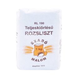 Szabó malom teljes kiőrlésű rozsliszt rl-190 1000g