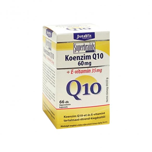 Jutavit koenzim q10 60mg + e-vitamin 35mg 66 db