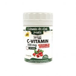   Jutavit c-vitamin 500mg nyújtott kioldódású + csipkeb. + d3 + cink vitamin 100 db