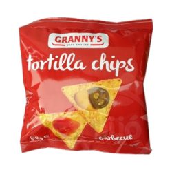 Grannys barbecue tortilla chips 60g