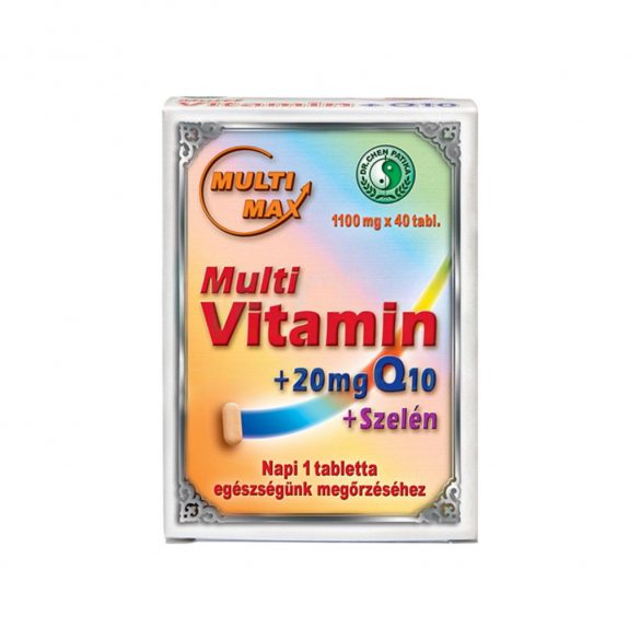 Dr.chen multimax vitamin+q10+szelén tabletta 40 db