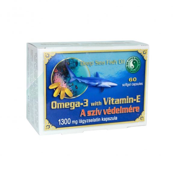 Dr.chen omega-3 + e-vitamin kapszula 1300mg 60 db