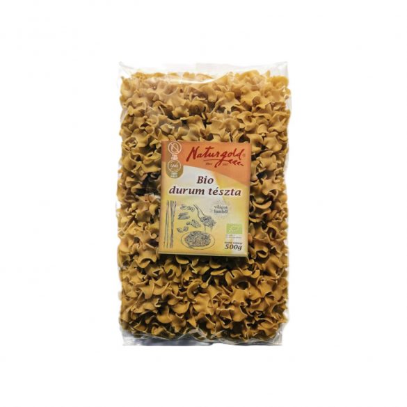 Naturgold bio durum tészta fodros nagykocka 500 g