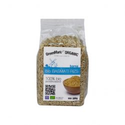 Greenmark bio basmati barna rizs 500g