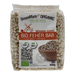 Greenmark bio fehér bab közepes szemű 500g