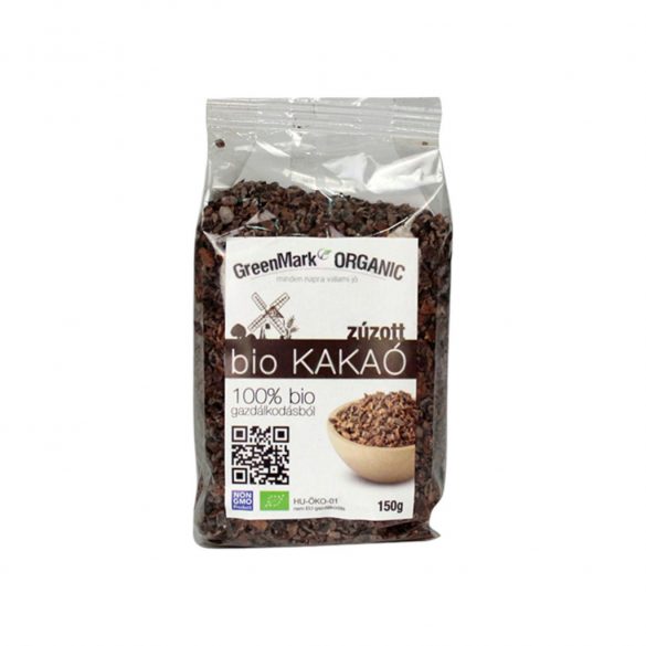 Greenmark bio kakaóbab pörkölt zúzott 150g