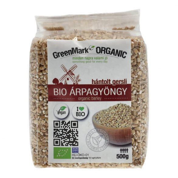 Greenmark bio hántolt árpa 500g