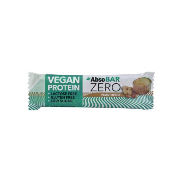 Absorice absobar zero vegan protein szelet mogyoróvaj 40g