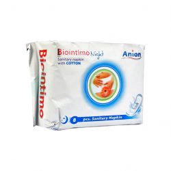 Biointimo night anion éjjeli intimbetét 8 db