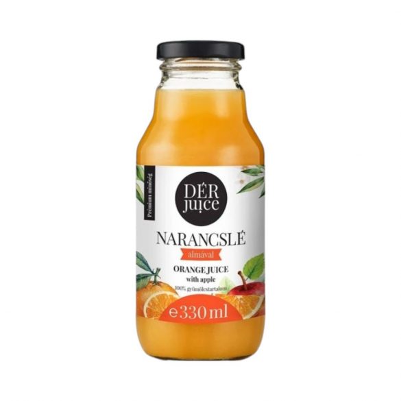 Dér juice narancslé almával 100% 330 ml