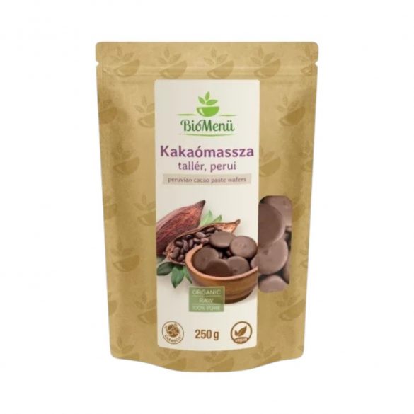 BIO Kakaómassza tallér perui  BioMenü 250 g