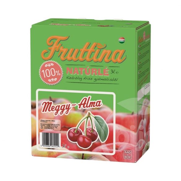 Fruttina alma-meggy gyümölcslé 3000 ml