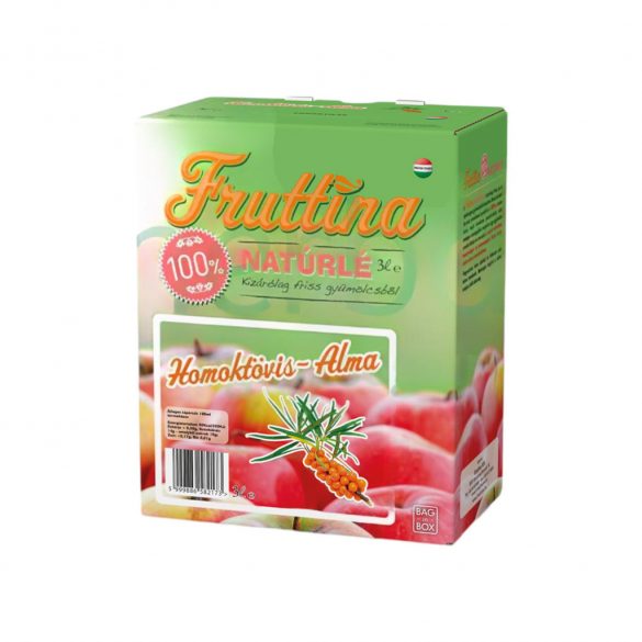 Fruttina alma-homoktövis 100% gyümölcslé 3000ml