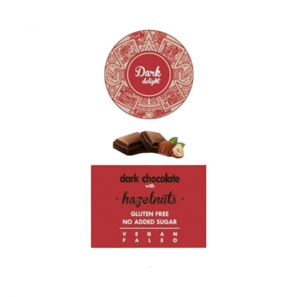 Étcsokoládé egész mogyoróval  Dark Delight 80 g