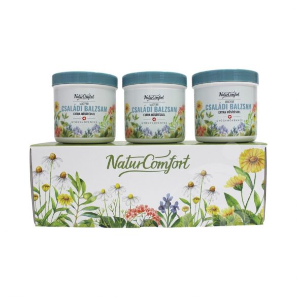 Naturcomfort magyar családi balzsam extra hűsítéssel tripla csomag 750 ml