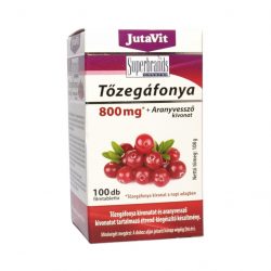 Jutavit tőzegáfonya 800mg*+aranyvessző kivonat 100db