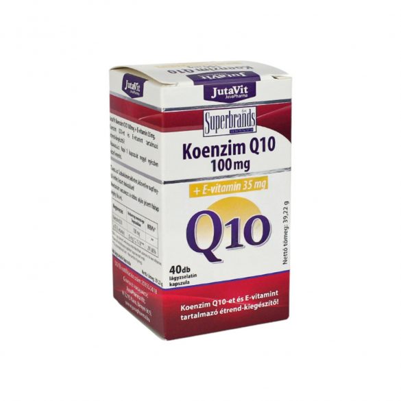 Jutavit koenzim q10 100mg +e-vitamin 35mg, 40db