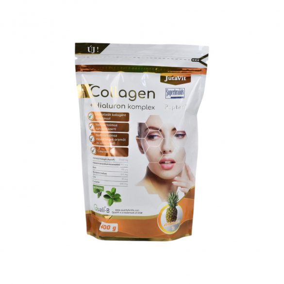 Jutavit collagen+hialuron komplex ananászos kollagén por 400g