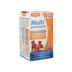 Jutavit multi gumivitamin. Cukormentes.  Eper ízű 50db